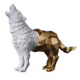 thumbnail image 1 of Estatua de animal de estilo geométrico, adorno decorativo para el hogar, figura coleccionable. 20x7x17cm, 1 of 8