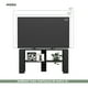 thumbnail image 4 of Mueble Mesa para Tv Enso Moru Color Negro, Mueble Organizador Moderno |90x45x30cm|, 4 of 8