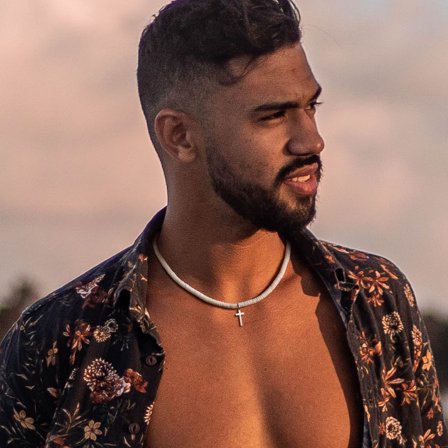 White Shell Necklace for Men, Summer Beach Surfer Jewelry Handmade Hawaiian Smooth Seashell Necklaces with Cross Pendant