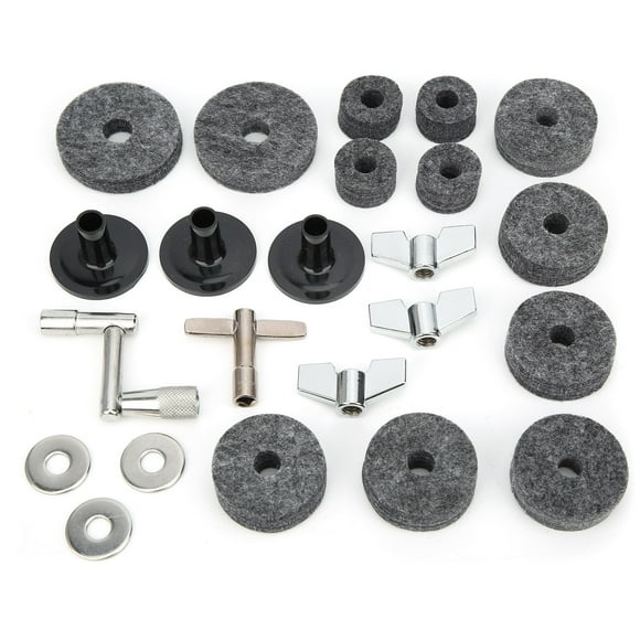 Almohadilla de fieltro para platillos de tambor Jadeshay 23 Piezas