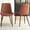 Brown, variant on NORDICANA 37" Round Dining Table Set, Mid Century Modern Round Dining Table for 4 Person, Coffee Table for Kitchen Dining Room, Office, Save Space (1 Table with 4 Beige Chairs)