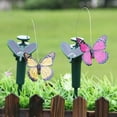 thumbnail image 1 of LINLIN 2 Pack Solar Powered Fluttering Hummingbird Flying Hummingbird Garden Ornaments for Garden Yard Plants Flowers Patio Landscape Outside Decor, Color Random, 1 of 6