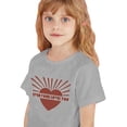 thumbnail image 4 of Cathalem T-Shirt à Manches Courtes pour Garçons Col Rond Pétale Manches Courtes Mignon Décontracté, Gris 6, 4 of 4
