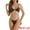 Brown, variant on Women's Square Ring Bikini Sets Spaghetti Straps X-Large Brown