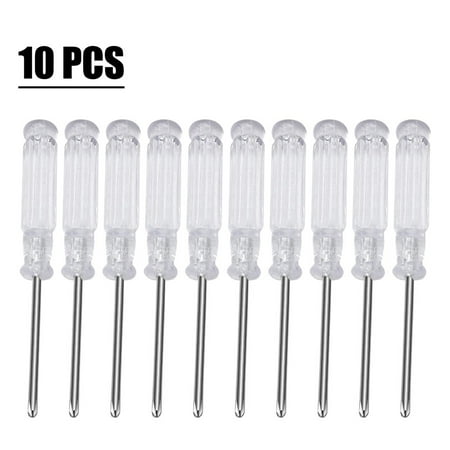 

10Pcs 3.74Inch Small Screwdriver Repair Hand Tool Slotted Cross Screwdrivers