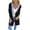 Black, variant on Fashionable Solid Color Long Sleeved Casual Sweater Cardigan, Hooded Jacket with Pockets for Versatile Layering in Women's Everyday Wardrobe,Black,L
