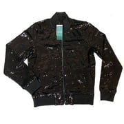 Polo Ralph Lauren BLACK Women's Sequined Jacket, US Medium