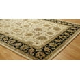 thumbnail image 2 of K2 Floor Style Empire Ivory/Black Hand-Tufted Wool Area Rug, 2 of 4