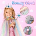 thumbnail image 3 of Princess Dress Up Clothes Cape Skirt Toys,Easter Birthday Gift for 3-12Y, 3 of 3