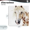 thumbnail image 4 of Stupell Industries Farmhouse Majestic Mane Spotted Horse Canvas Art, 17 x 17, by Svetlana Aleynikova, 4 of 8