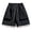 A-Black, variant on Plus Size Men's Gym Shorts, Casual Comfy Elastic Waist Striped Drawstring and Solid Color Quick-drying Beach Pants with Large-Capacity Pockets for Summer Beach Vacation, S-4XL