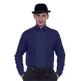 thumbnail image 1 of The Pirate Dressing C1293 Ulysses Side-Button Shirt- Navy - Small, 1 of 1