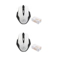 thumbnail image 4 of Sidaley Mini ratón inalámbrico E-1900 de 2,4 Ghz para ordenador, 1600 DPI, 6 botones, receptor óptico USB de 2,4G, ratón superfino para PC y Type2 NO2, 4 of 5