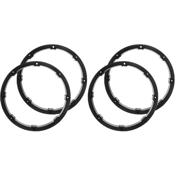 Masteelf 2-Pack 6.5 Inch Car Speaker Spacer Plastic Adapter for Easy Installation and Improved Sound