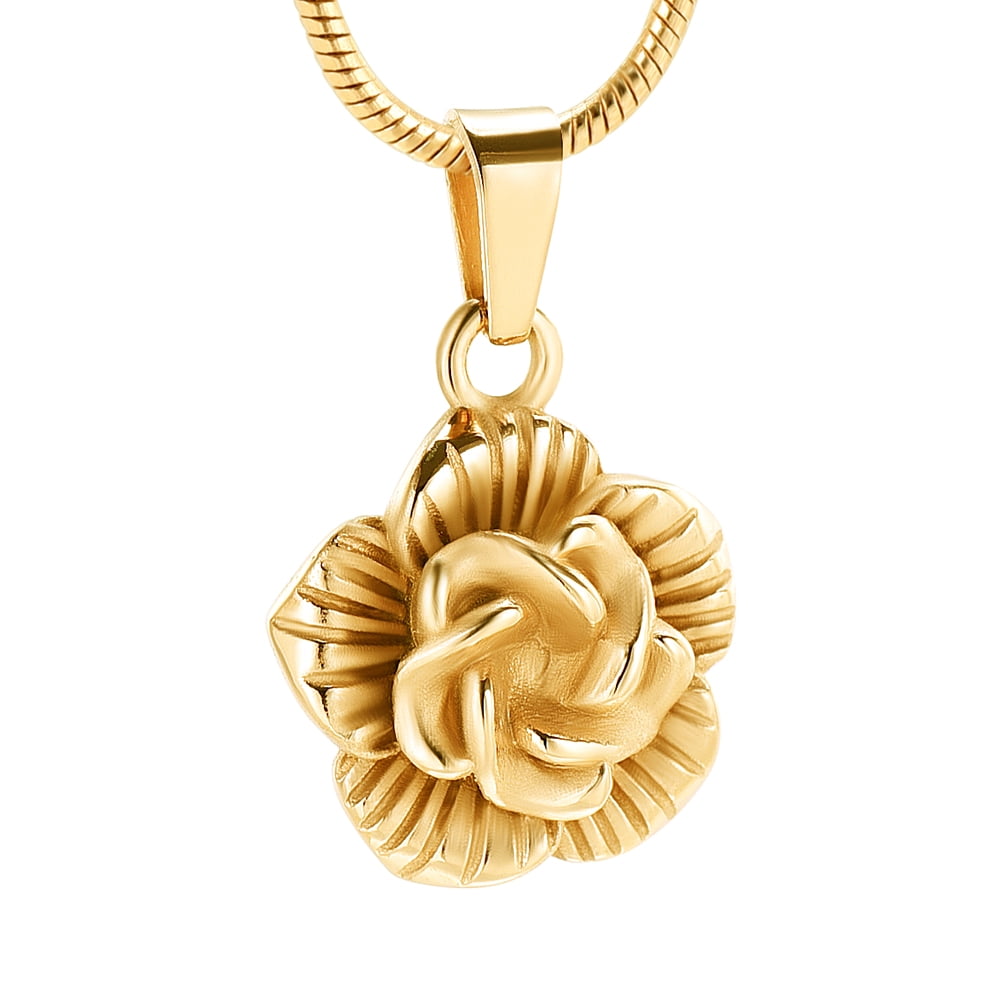 Flower Cremation Jewelry for Ashes Holder Funeral Urns Ring for ...