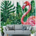 thumbnail image 4 of Orinice Flamingo Palm Leaves Tapestry Wall Hanging Unique Style for Home Decor, Living Room, Bedroom, Apartment, Farmhouse, Dorm - 4 Sizes Available 60x50inch, 4 of 6
