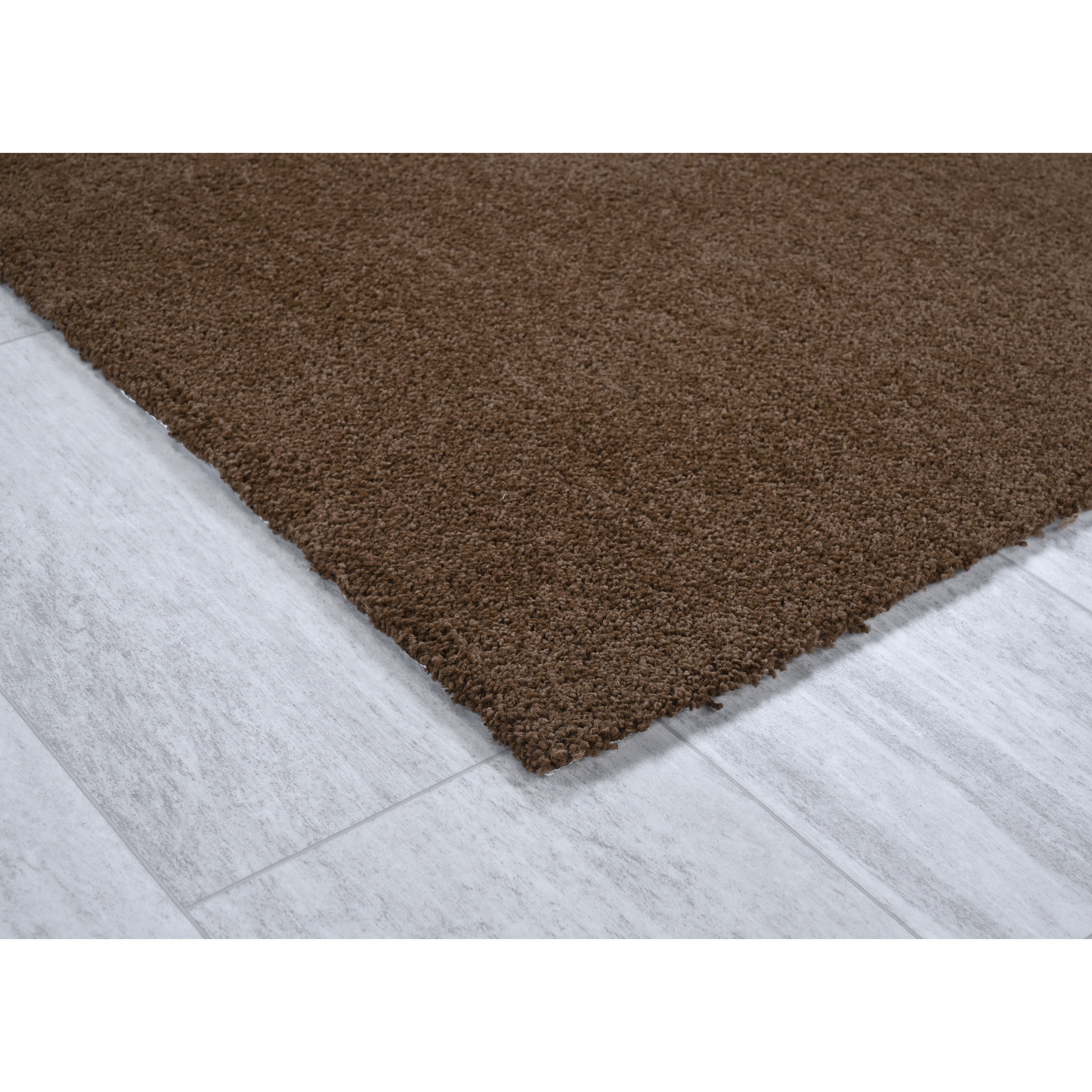 Garland Rug Gramercy Washable Polypropylene Cinnamon Bathroom Carpet, 5' x 6'