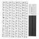 thumbnail image 1 of Nota de piano autoadhesiva ligera y fina pegatina para tecla de piano PVC transparente de moda útil para enseñanza de música para decoración, 1 of 8
