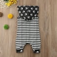 thumbnail image 5 of GXFC Infant Boys Fall Summer Sleeveless Hooded Romper Baby Boy Stripe Skull Print Pockets Hooded Bodysuit Kids One-Piece 0-24M, 5 of 8