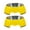 yellow, variant on Pet stainless steel dog bowl food bowl double layer melamine cat bowl pet bowl - yellow