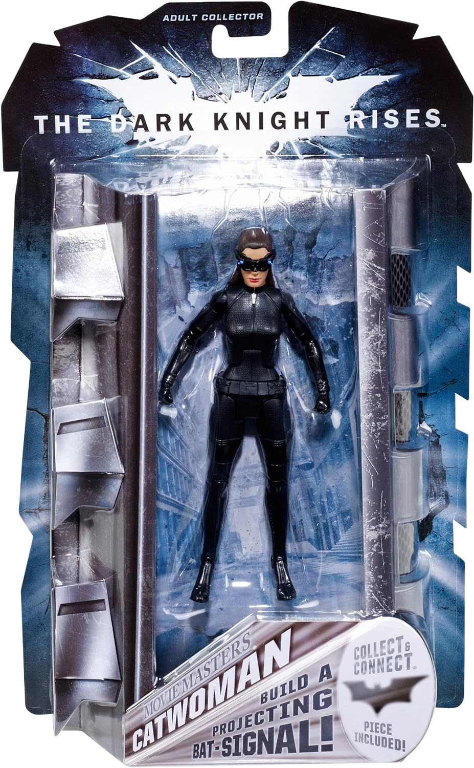 DC Batman The Dark Knight Rises Movie Masters (2012) Mattel Catwoman Goggles Figure - image 5 of 5