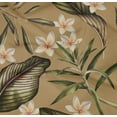thumbnail image 4 of oneOone Cotton Poplin Twill Dark Beige Fabric Floral & Leaves Tropical Quilting Supplies Print Sewing Fabric By The Yard 56 Inch Wide, 4 of 4