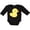 AB-Black, variant on Yellow Baby Duck Boys or Girls Long Sleeve Baby Bodysuit