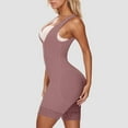 thumbnail image 5 of Huowey Sports Bras For Women Tummy Control Sports Girdle Waist Trainers Bodysuit Jumpsuit Corset Full Body Shaper Thigh Tank Top Soft Bralettes Underwear,Brown,S, 5 of 7