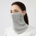 thumbnail image 2 of TYGHBN Summer Outdoor Sun Protective Scarf with Ear Hanging Design Ideal for Outdoor Activities Pair with Sun Hats Lightweight and Breathable for Effective Neck Gaiters Head Scarf for Women Ladies, 2 of 3