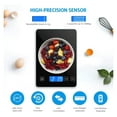 thumbnail image 2 of Digital Kitchen Scale 1g-10kg Food Scale Waterproof Tempered Glass Platform High Accuracy Multi-Function Scale ,High Accuracy, 2 of 6