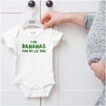 thumbnail image 5 of Bananas For Lil Bro Younger Brother Romper Boys or Girls Infant Baby Brisco Brands 24M, 5 of 6