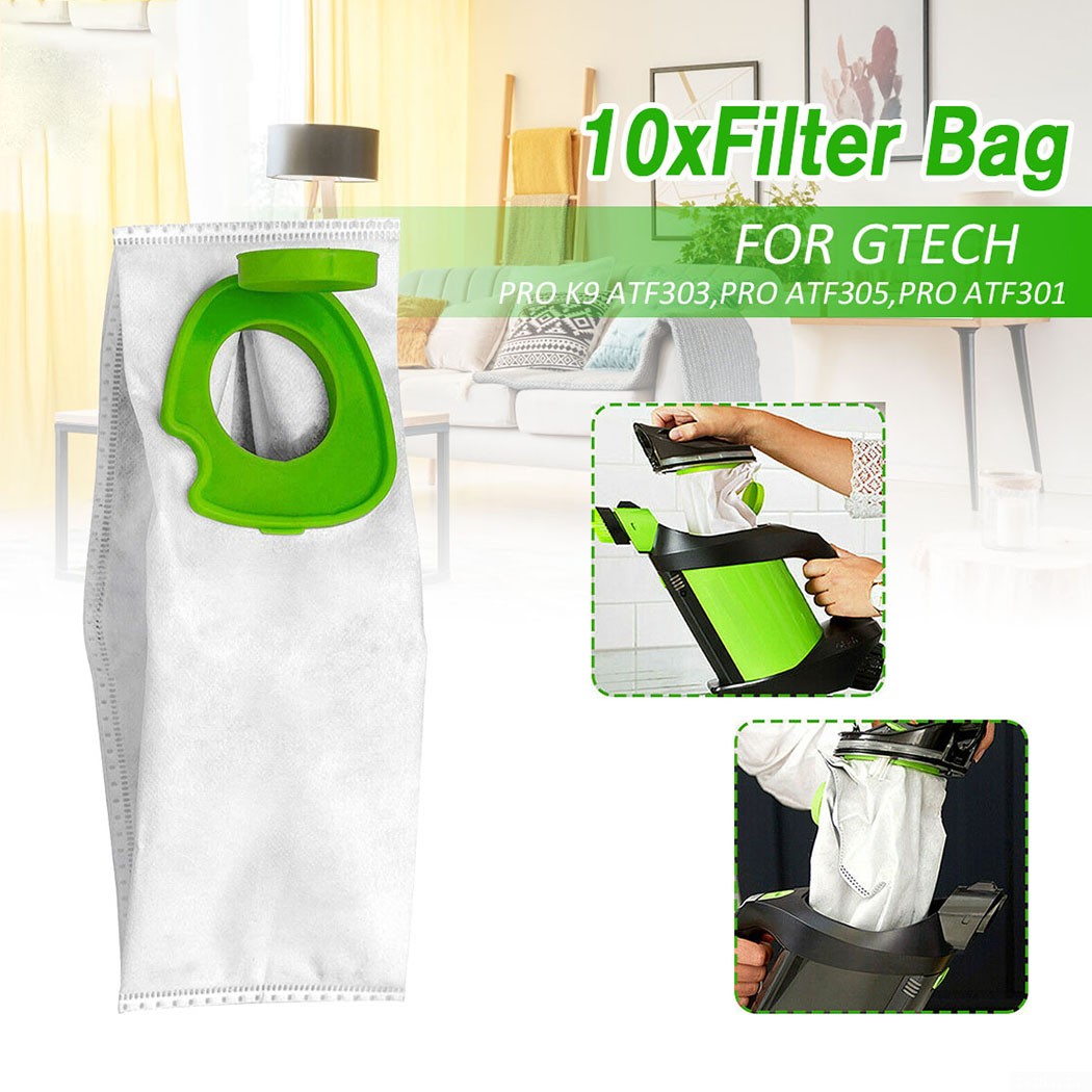 10 Dust Bags For GTECH PRO K9 Pet G 