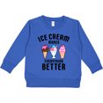 thumbnail image 2 of Inktastic Ice Cream Makes Everything Better Toddler Sweatshirt, 2 of 4