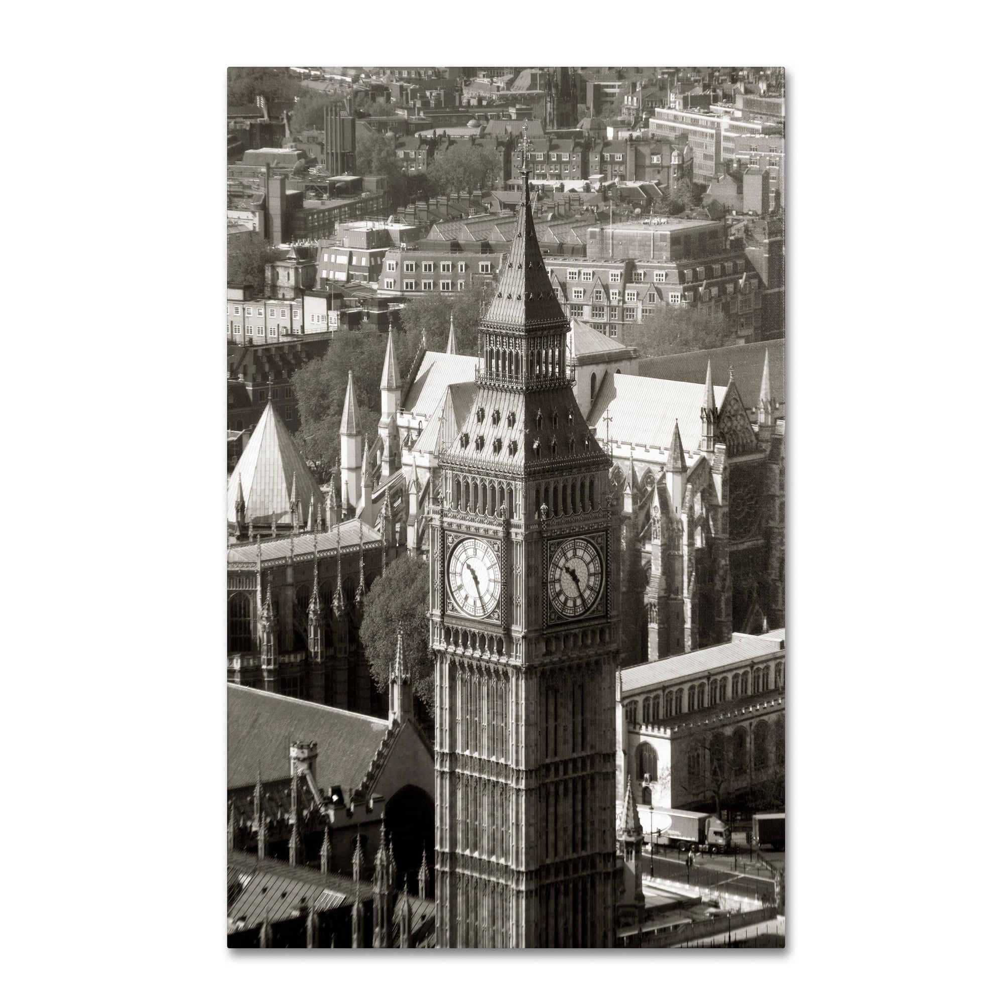 Trademark Fine Art "Big Ben View II" Canvas Art by Chris Bliss