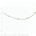 thumbnail image 2 of 14k Yellow and White Gold Two-tone Diamond Cut Beads w/ 2in Ext Necklace Length 16 Inch, 2 of 2