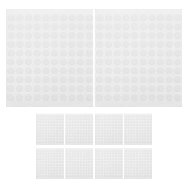 1000 puntos adhesivos transparentes de doble cara, redondos, extraíbles, pequeños puntos adhesivos, cintas transparentes para manualidades, bricolaje, suministros de oficina