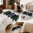thumbnail image 3 of QISIWOLE Christmas Tree Holiday Floor Mat, Non Slip Absorbent Entryway Rug, 20x32 in Wool-like Fabric Floor Mat, for Christmas Front Door Indoor Decor, 3 of 7