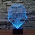thumbnail image 4 of LINLIN 3D Alien Illusion LED Night Light,7 Colors Gradual Changing Optical Illusion Acrylic Lamp USB Touch Bedside Table Lamp for Holiday Gifts or Home Decorations, 4 of 9