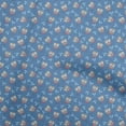 thumbnail image 1 of oneOone Georgette Viscose Blue Fabric Owl Craft Projects Decor Fabric Printed By The Yard 42 Inch Wide, 1 of 5