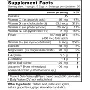 L-Arginine Pro Nitric Oxide Booster - 5500mg L-Arginine, 1100mg L-Citrulline Cardio Health, Grapeberry, 1 Jar