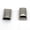 Silver10pcs, variant on Easy to Use Metal Zip Stopper Tail Clips 1020pcs for Sewing and Crafts