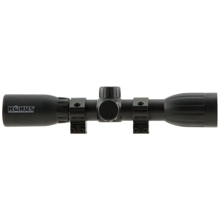 UPC: 0698156073506 | Konus 7350 KonusFire 4X32 4x 32mm Obj 23.7 ft @ 100 yds FOV Black Finish 30/30