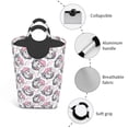thumbnail image 3 of Cauagu Poodle Dog Print Hamper Basket Bin,Extra Large Dirty Clothes Hamper 50L Laundry Baskets with Handles Laundry Hampers for Bedroom/Living Room/Bathroom, 3 of 5