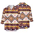 thumbnail image 2 of Tops de Otoño Para Hombre Botones Casuales Playa Camisa de Manga Corta Con Estampado Sin Posicionamiento Blusa Odeerbi ODB179793, 2 of 5