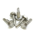 thumbnail image 5 of Bolt Dropper #6 x 1/2 (100 pcs) Stainless Self-Drilling Screws, 410 Stainless Steel TEK Screws with Hex Washer Head and No. 2 Point, 5 of 7