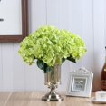 thumbnail image 2 of 1pcs 5 Heads Artificial Hydrangea Silk Flowers with Stems for Wedding Home Party Decor, 2 of 7