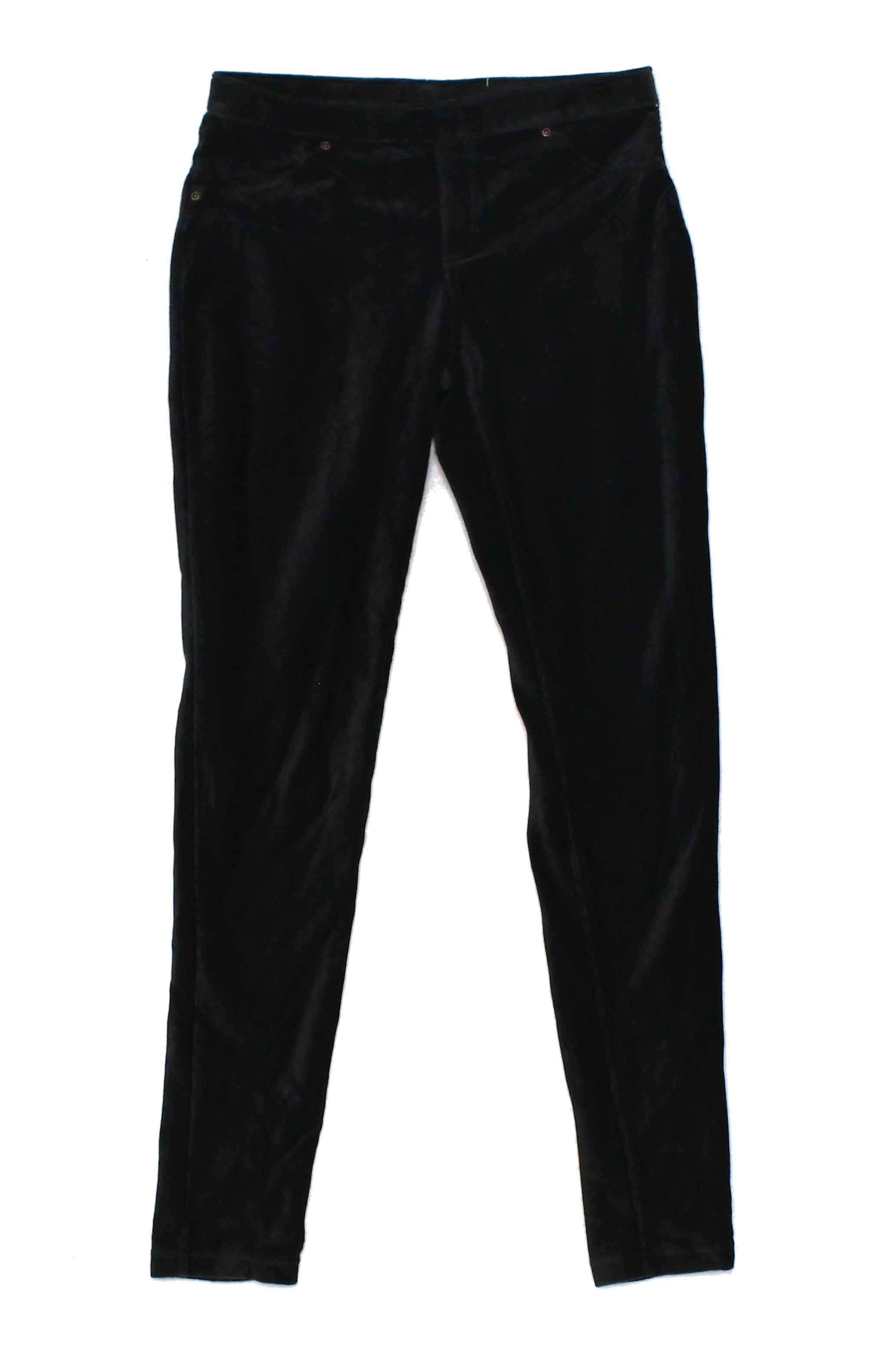 Hue - Hue NEW Black Womens Size Small S Stretch Pull-On Corduroys Pants ...