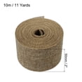 thumbnail image 2 of Unique Bargains 2 Inch x 11 Yards Jute Crafts Party Wrapping Decoration Burlap Fabric Ribbon Dark Brown, 2 of 6