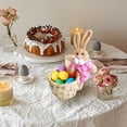 thumbnail image 4 of Kbndieu Bunny Easter Basket, Rattan Woven Storage Baskets Decorative Fruit Candy Bowl Food Small Basket for Storing Easter Party Favors, 4 of 4