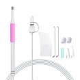 thumbnail image 4 of Worallymy Earpick 720p Endoscopio Ear Pick con luces LED Removedor de cera para oídos con cámara de inspección, blanco rosa Worallymy JD735799855, 4 of 7